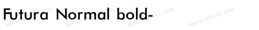 Futura Normal bold字体转换